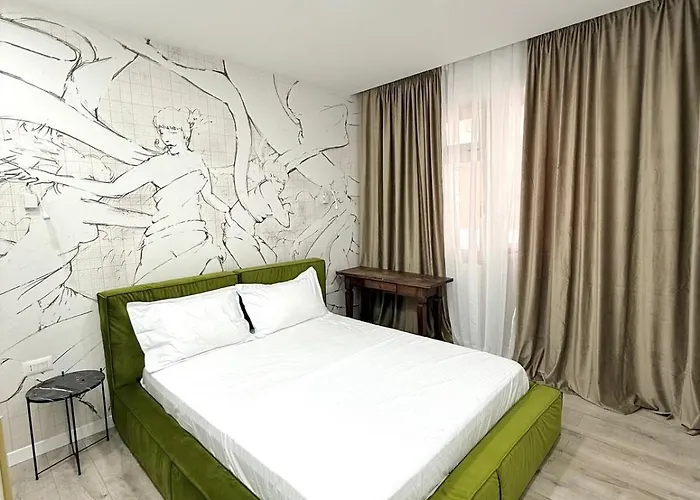 Апартаменты 2 Bedroom In Bllok Agimi Art Center Тирана